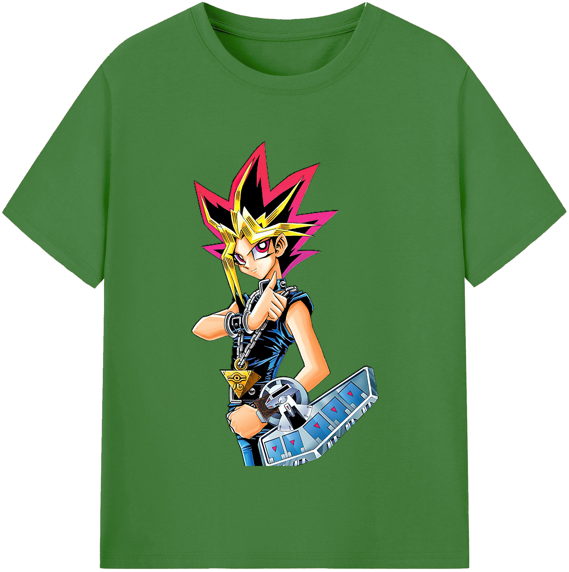 （画像用） 遊☆戯☆王 Yu-Gi-Oh! レディースカジュアルプリントTシャツ（綿100％）